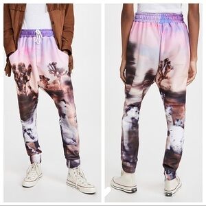 Baja East Revolve Wild Horses Joshua Tree Jogger Sweatpants New 1 Womens Medium